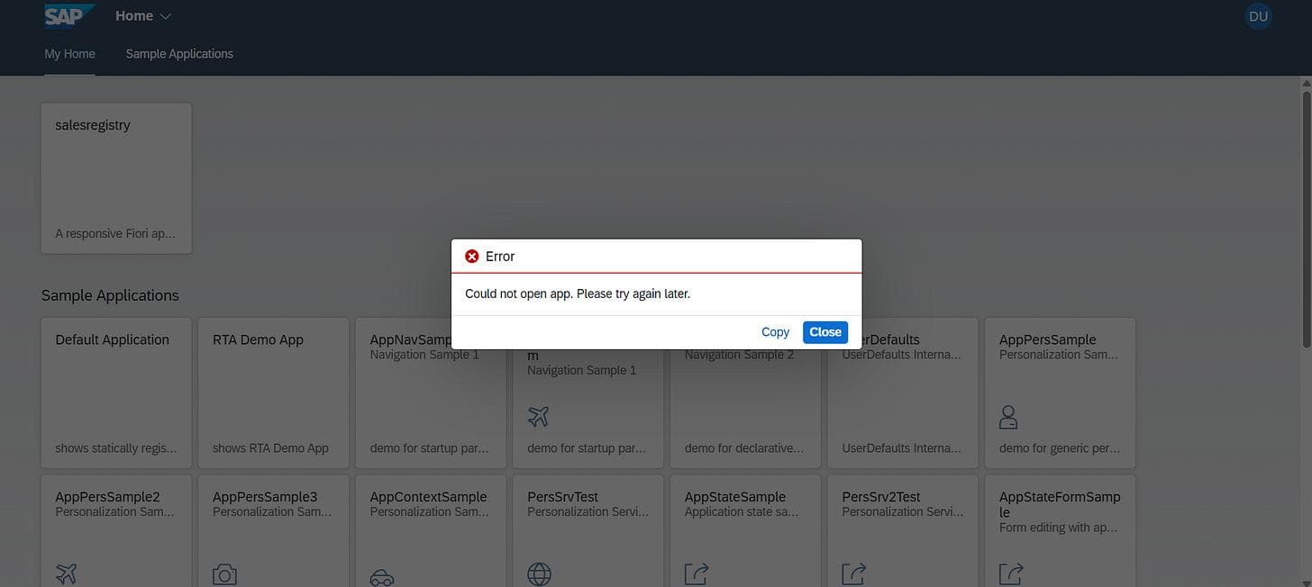 VS Code problems pane showing manifest error